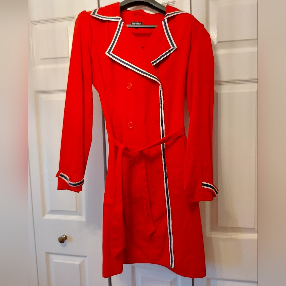 Equation red lightweight coat. US 10/UK1 4